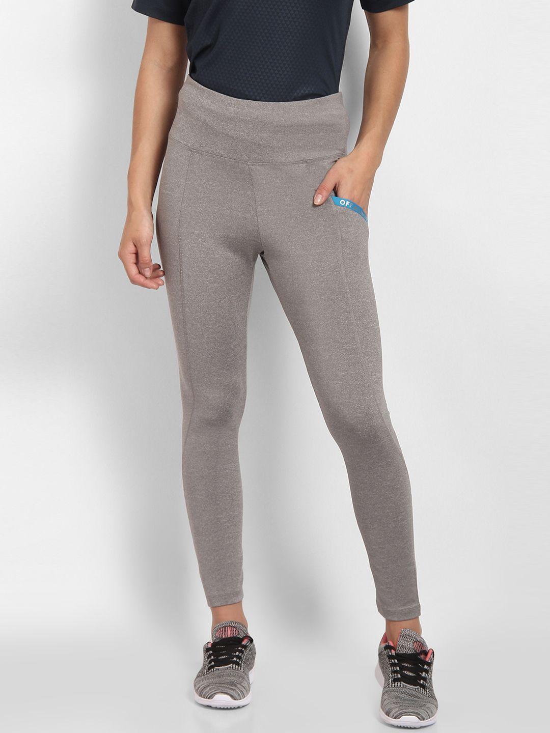 off limits women grey solid tights