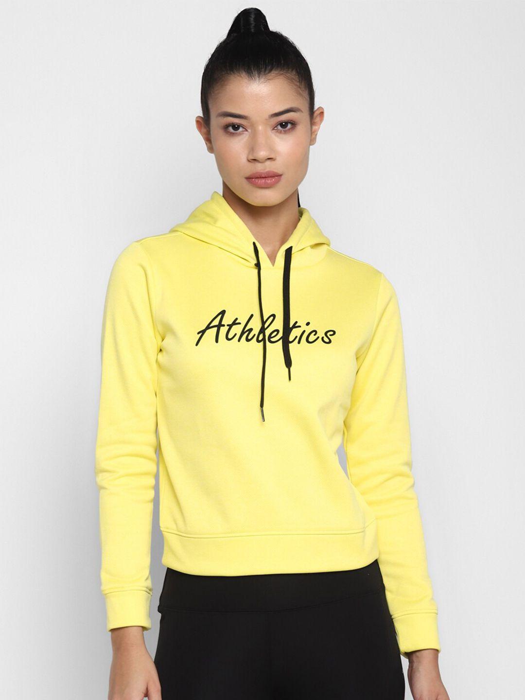 off limits women yellow hooded sweatshirt