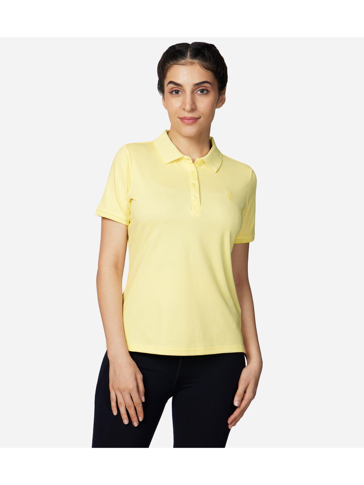 off duty polo t-shirt yellow