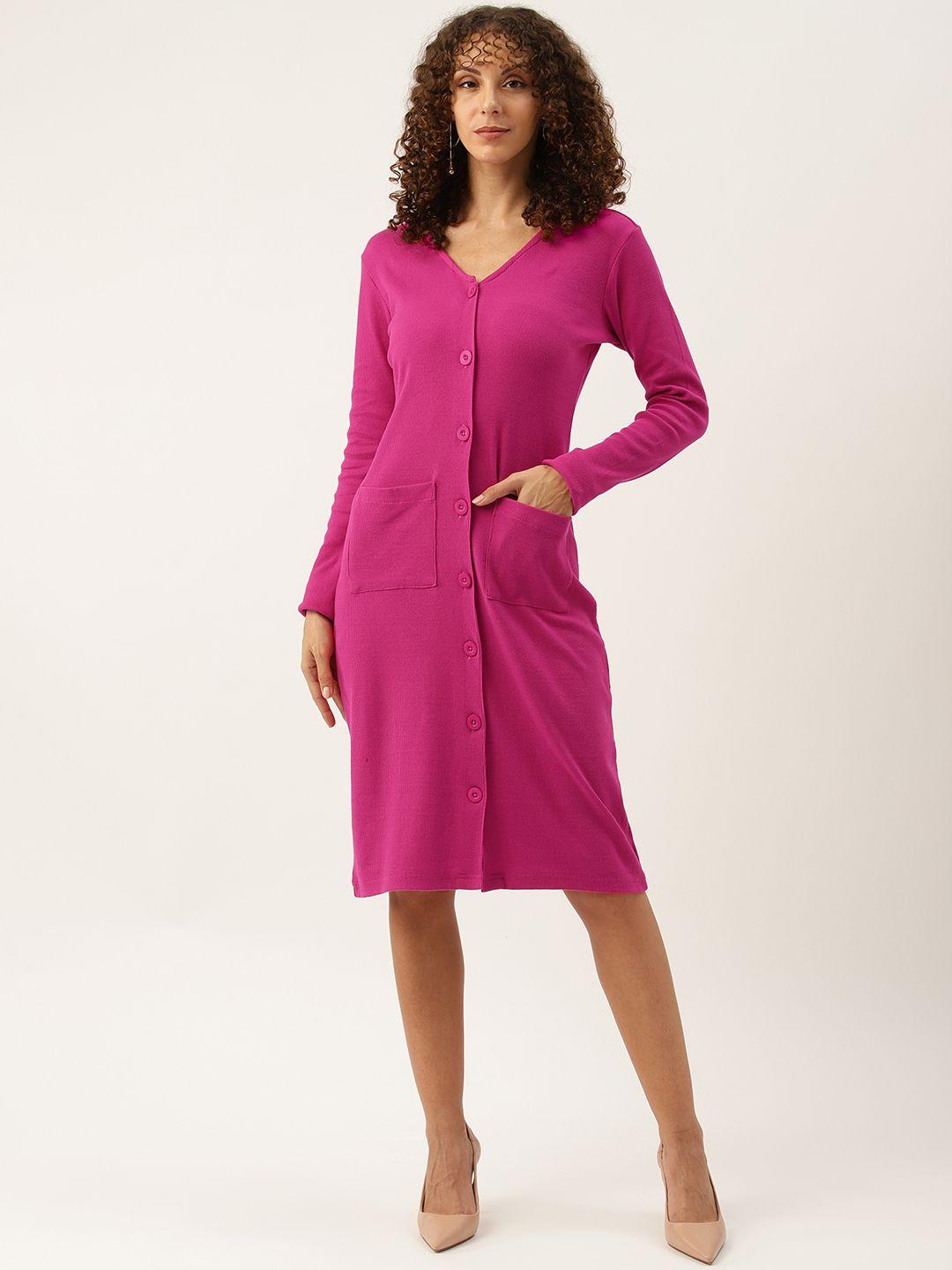 off label ribbed sheath dress