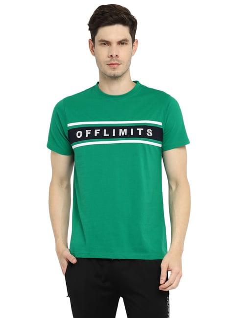 off limits green crew t-shirt