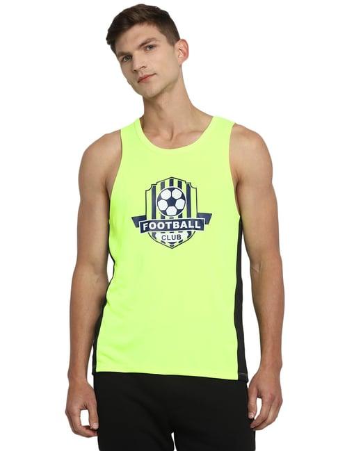 off limits lime green round neck polyester t-shirt