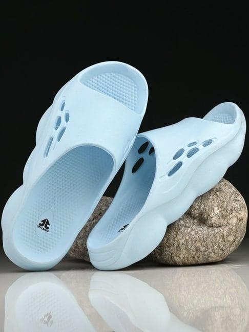 off limits men's breezy blue slides