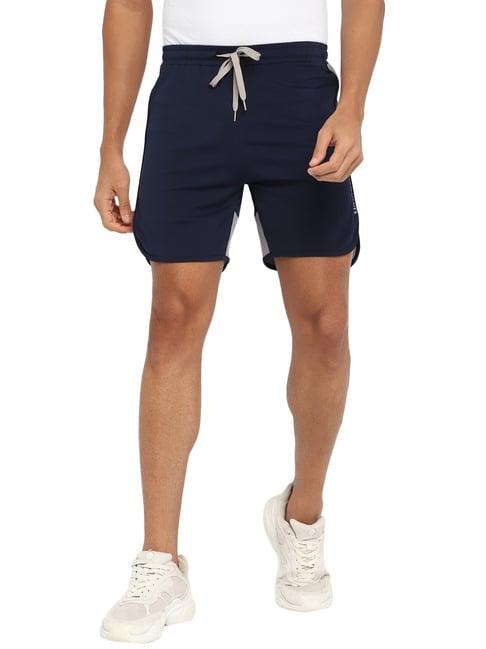 off limits navy regular fit shorts