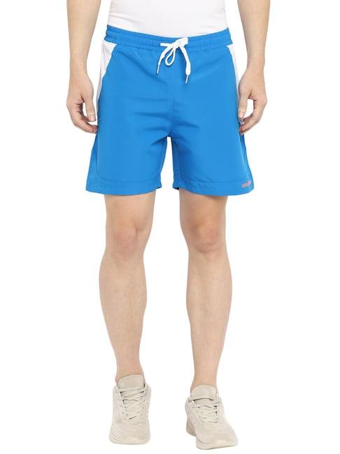 off limits sky blue regular fit shorts