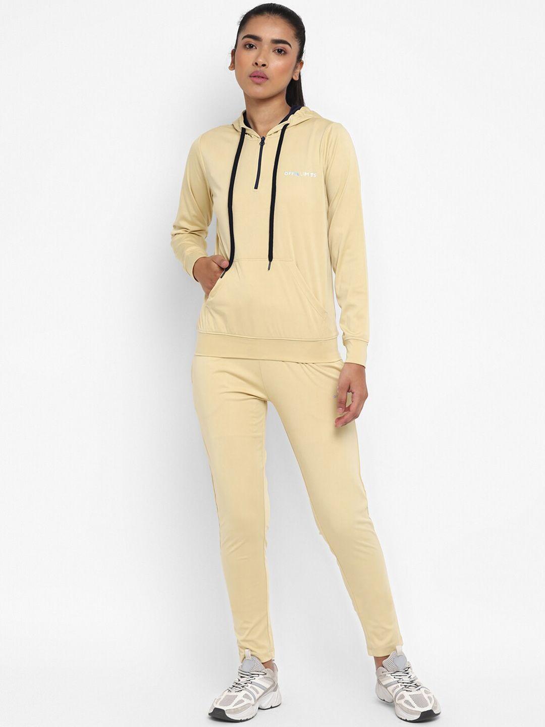 off limits women mock collar mid-rise tracksuit