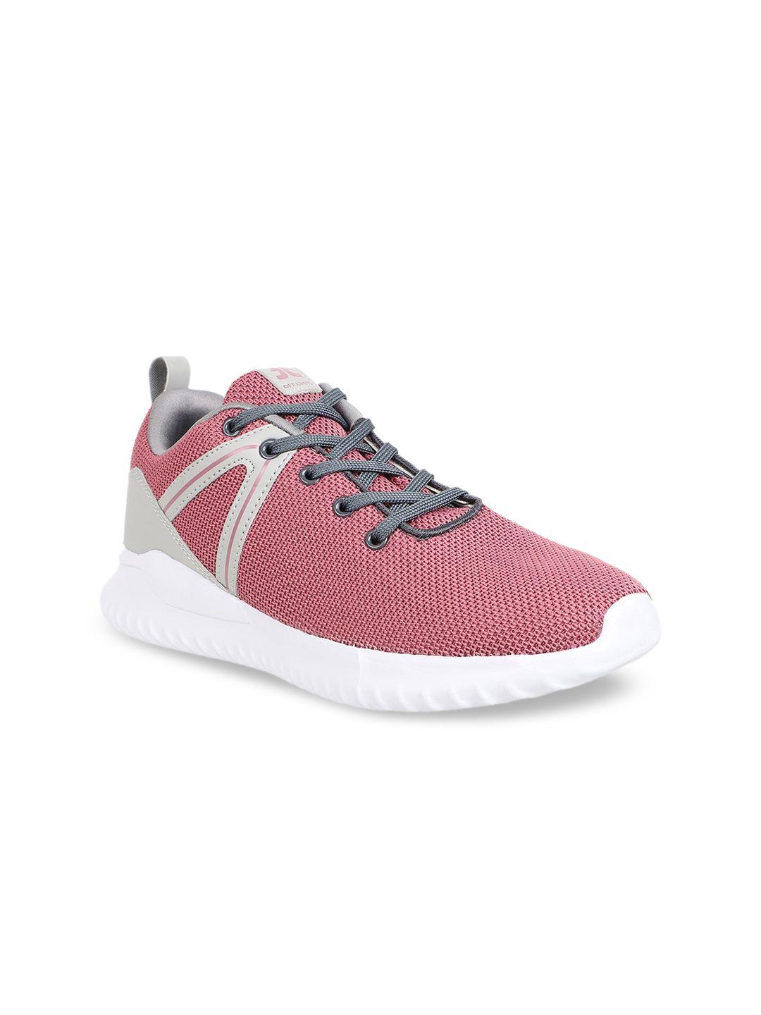 off limits women pink mesh mid-top running shoes