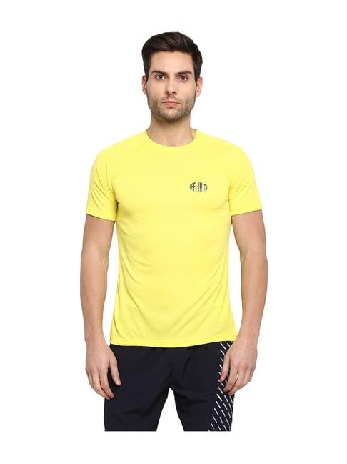 off limits yellow solid short sleeves t-shirt