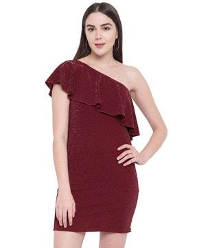 off shoulder bodycon dress