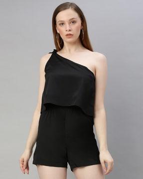 off shoulder playsuit