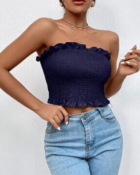 off-shoulder tube top