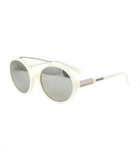 off-white round bar sunglasses