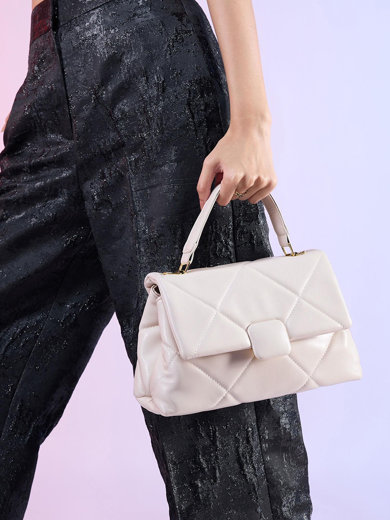 off white classic quilted handbag