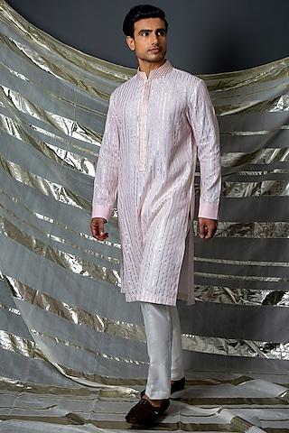 off-white cotton kurta set