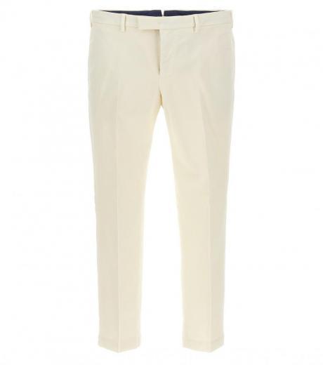 off white cotton pants