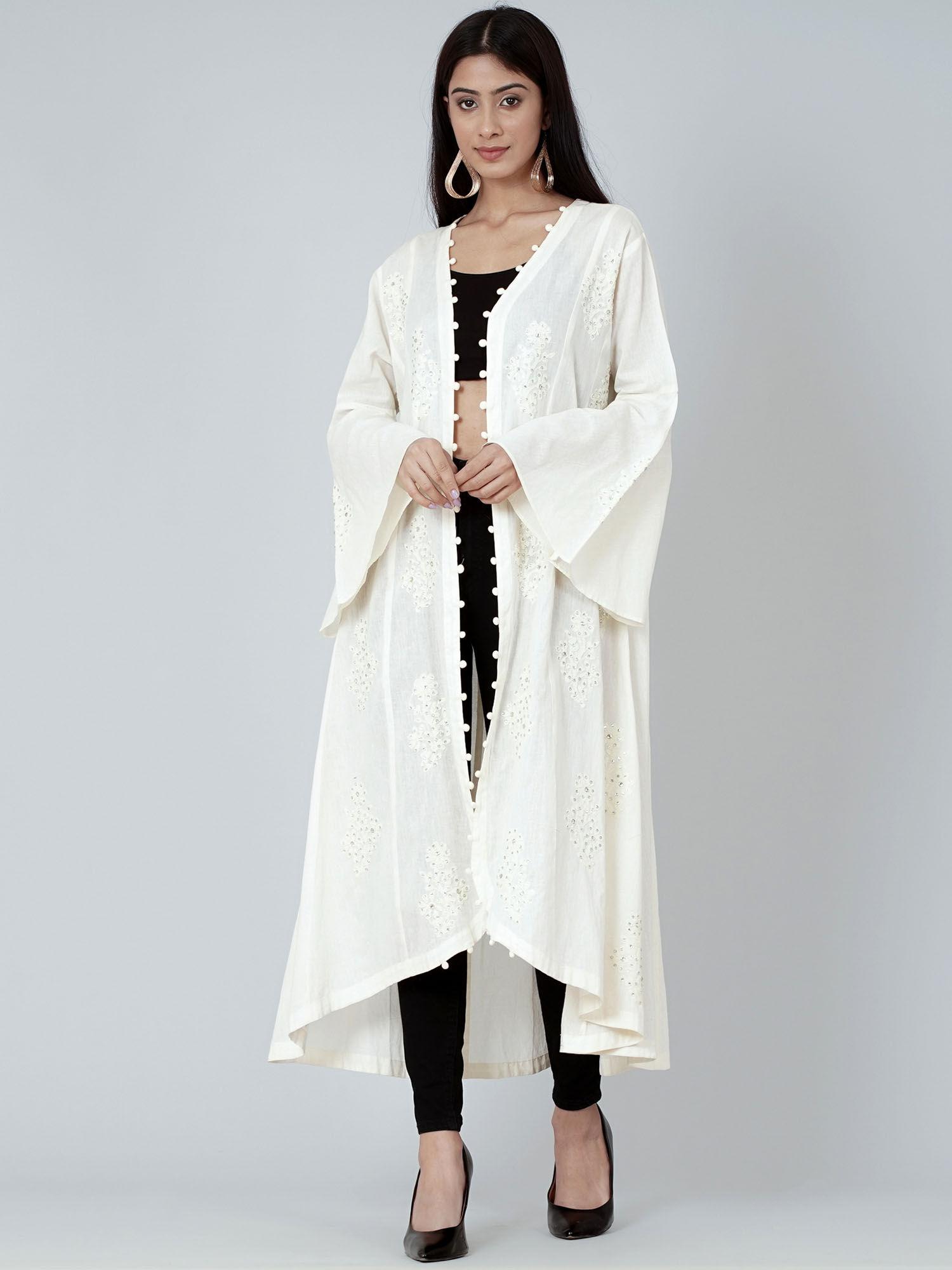 off-white embellished coat shrug