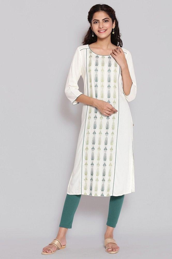 off white ethnic kurta