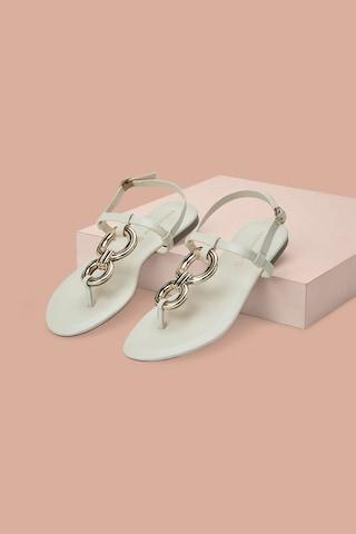 off-white flat sandals