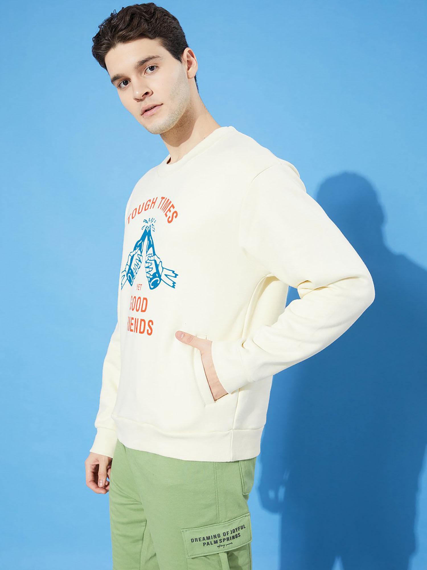 off white oversized sweatshirt