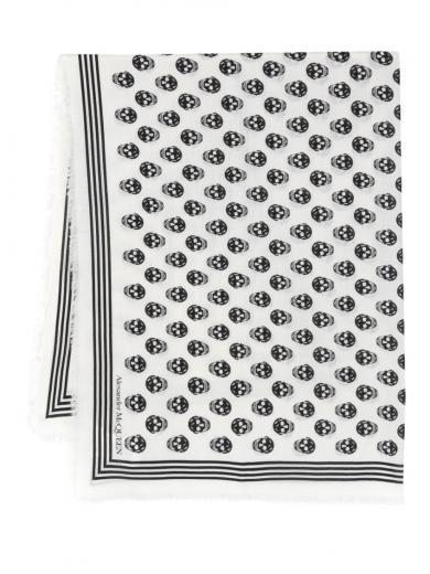 off white printed scarf