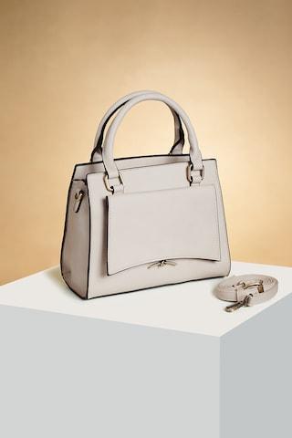 off white solid casual pu women mini bag