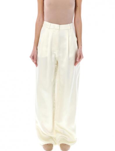 off white vione pinced silk pant