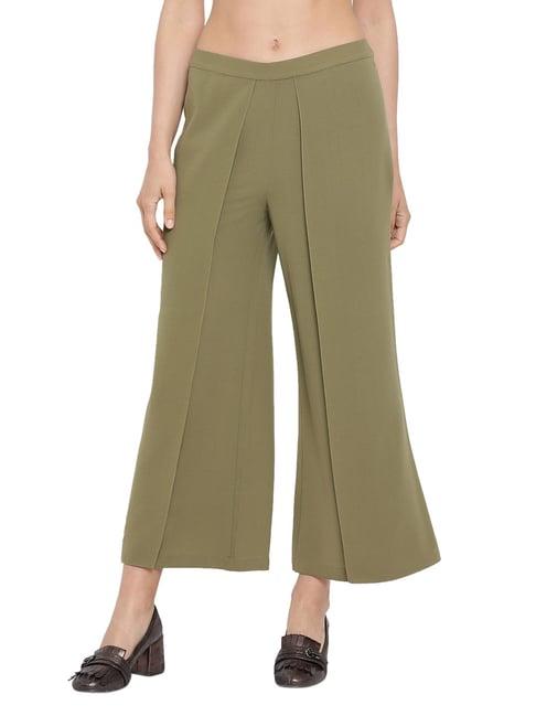 office & you olive flap palazzo