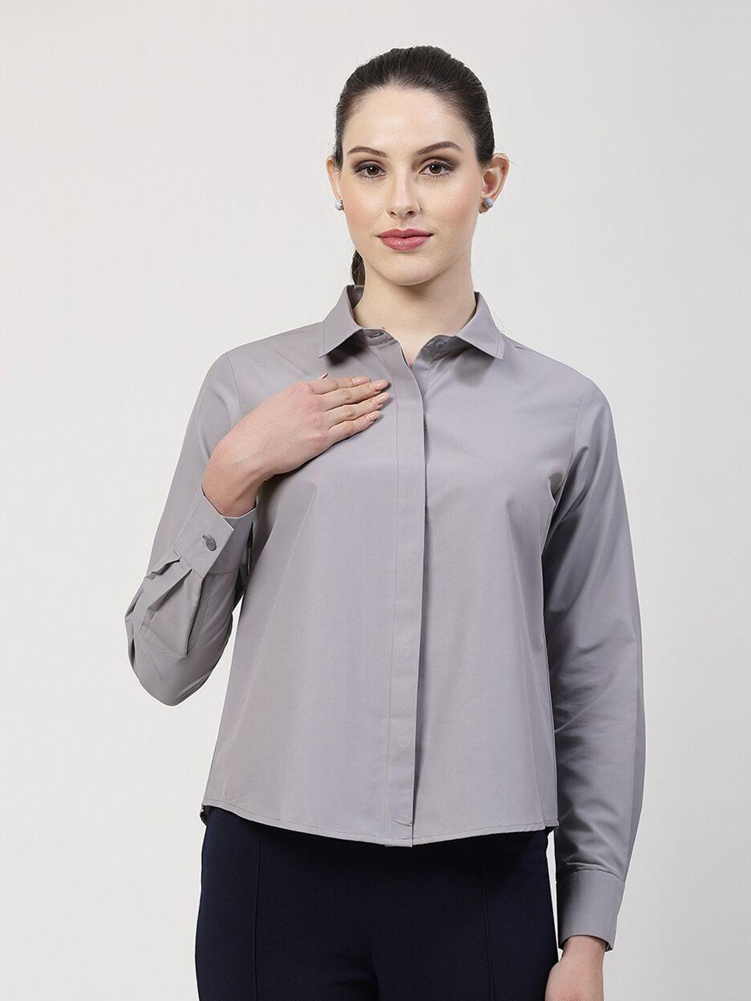 office & you women comfort opaque formal shirt