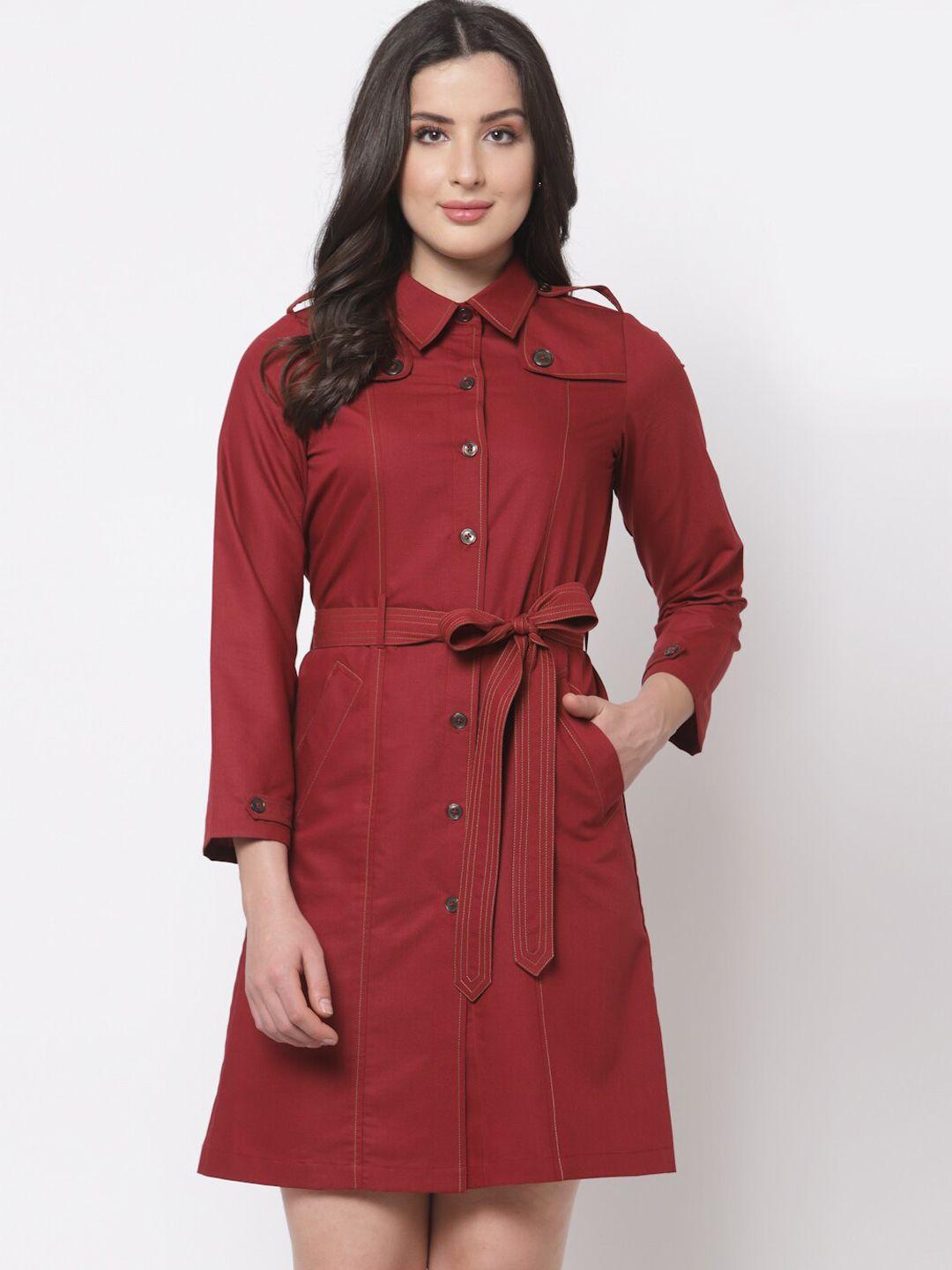 office & you women cotton spread collar longline tailored jacket