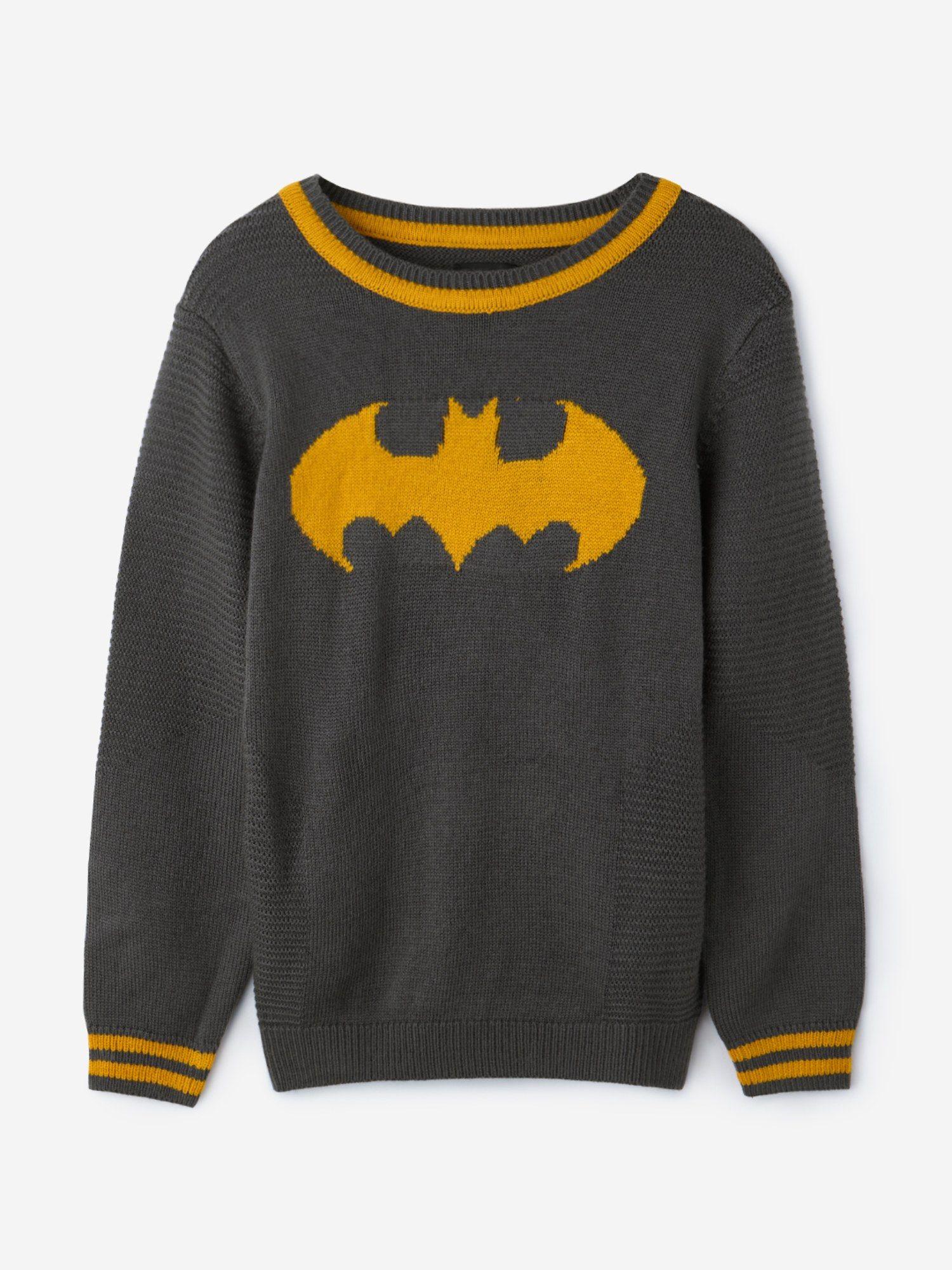 official batman: vintage logo boys sweaters