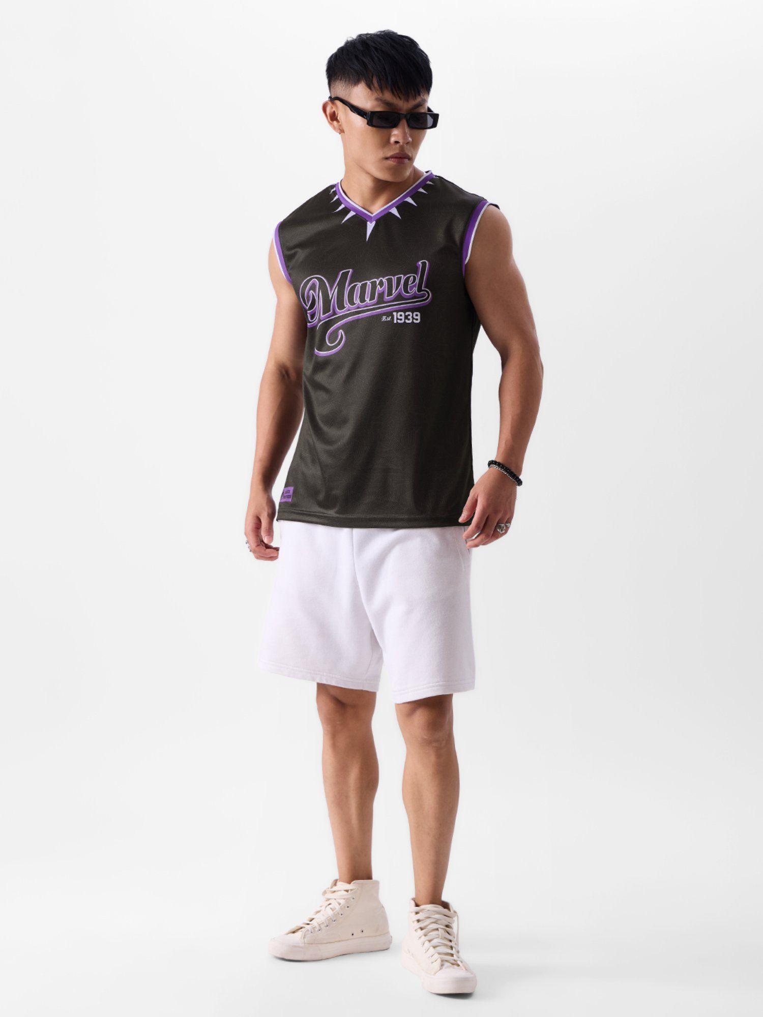 official black panther t'challa 10 basketball vest