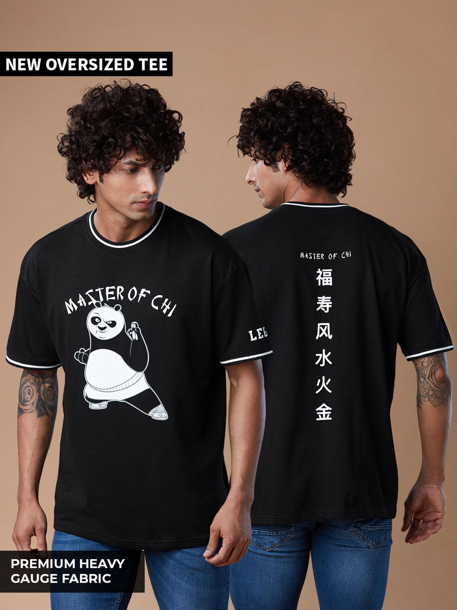 official kung fu panda master of chi oversized t-shirt for mens