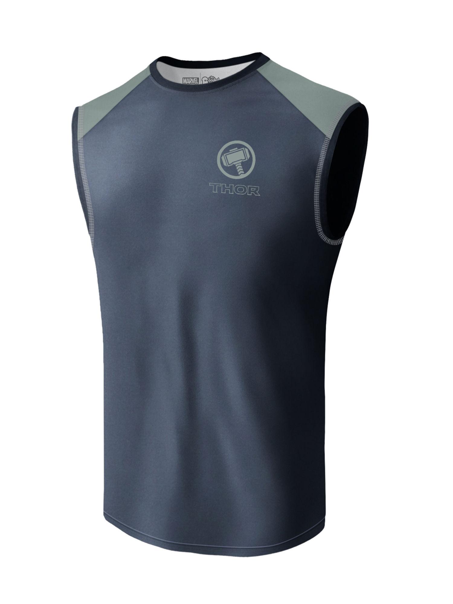 official marvel the mighty thor easy fit vests for men grey