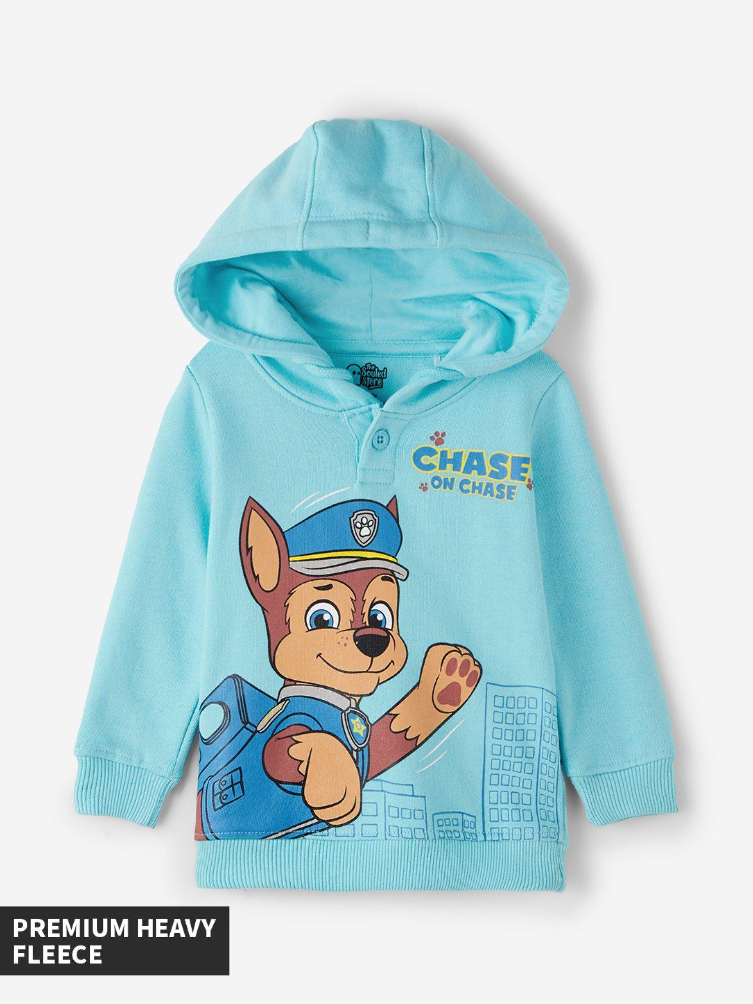 official paw patrol: chase boys hoodie