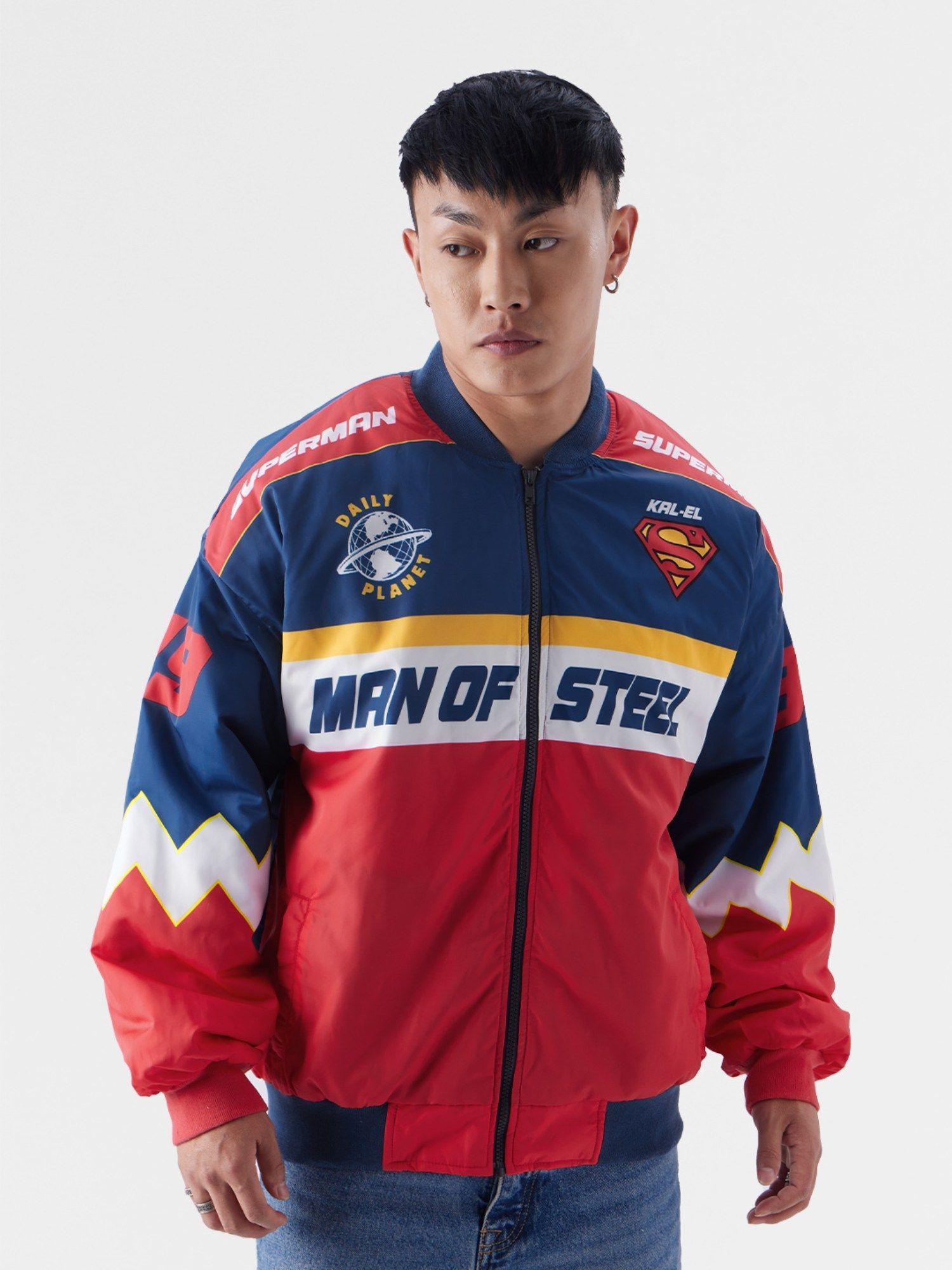 official superman- kal-el men racer jacket