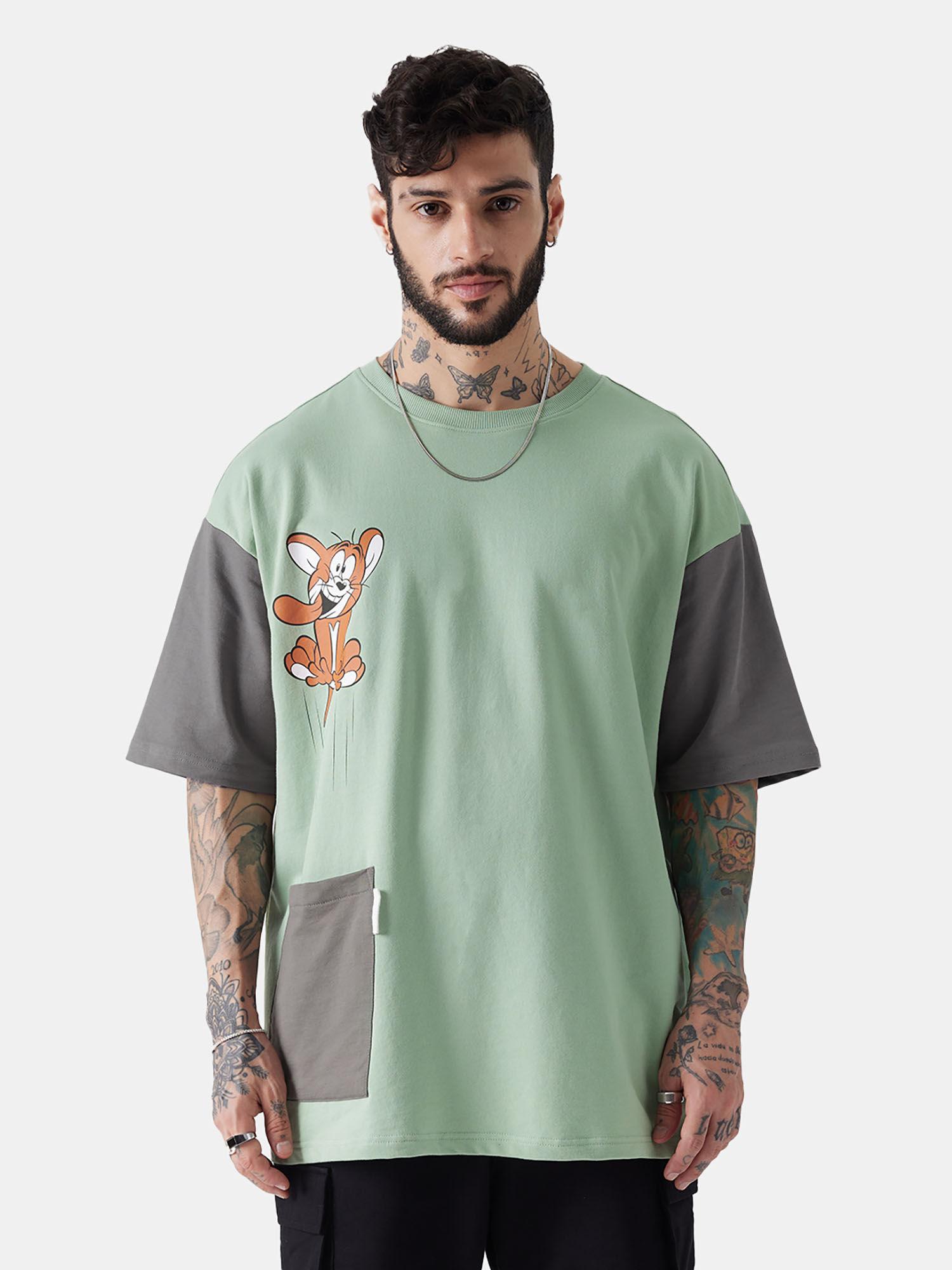 official tom & jerry toasted oversized t-shirts for men