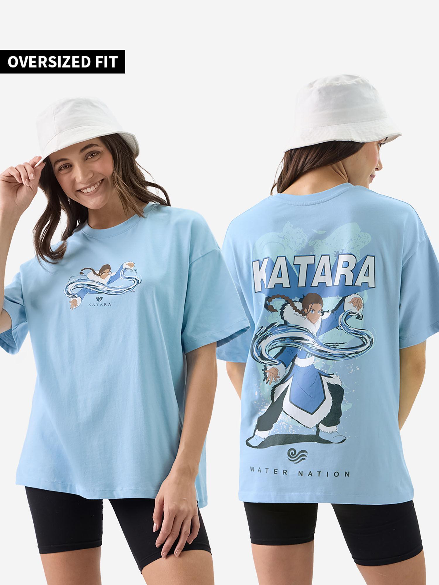 official avatar: katara women oversized t-shirts