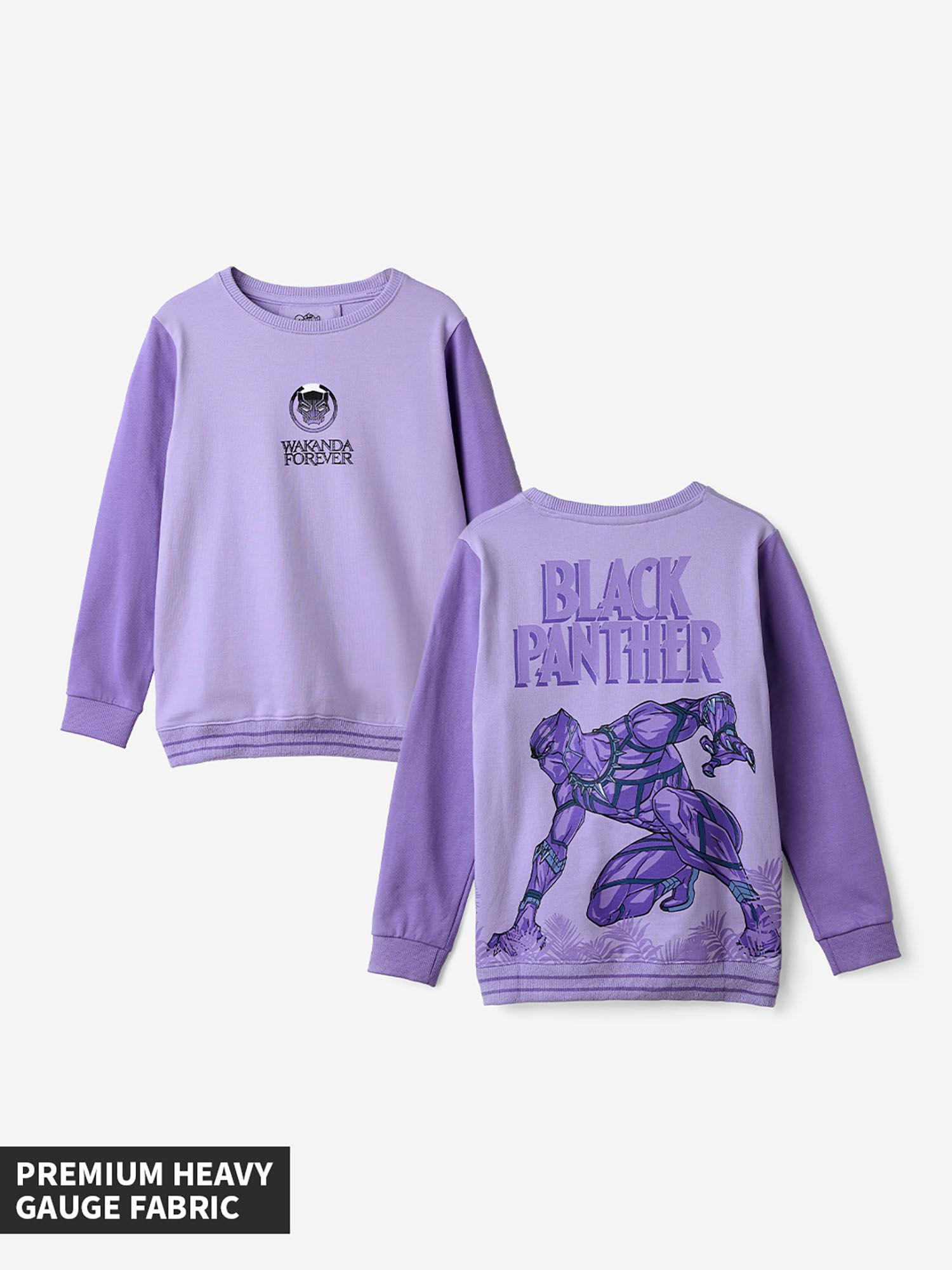 official black panther: the warrior boys sweatshirts