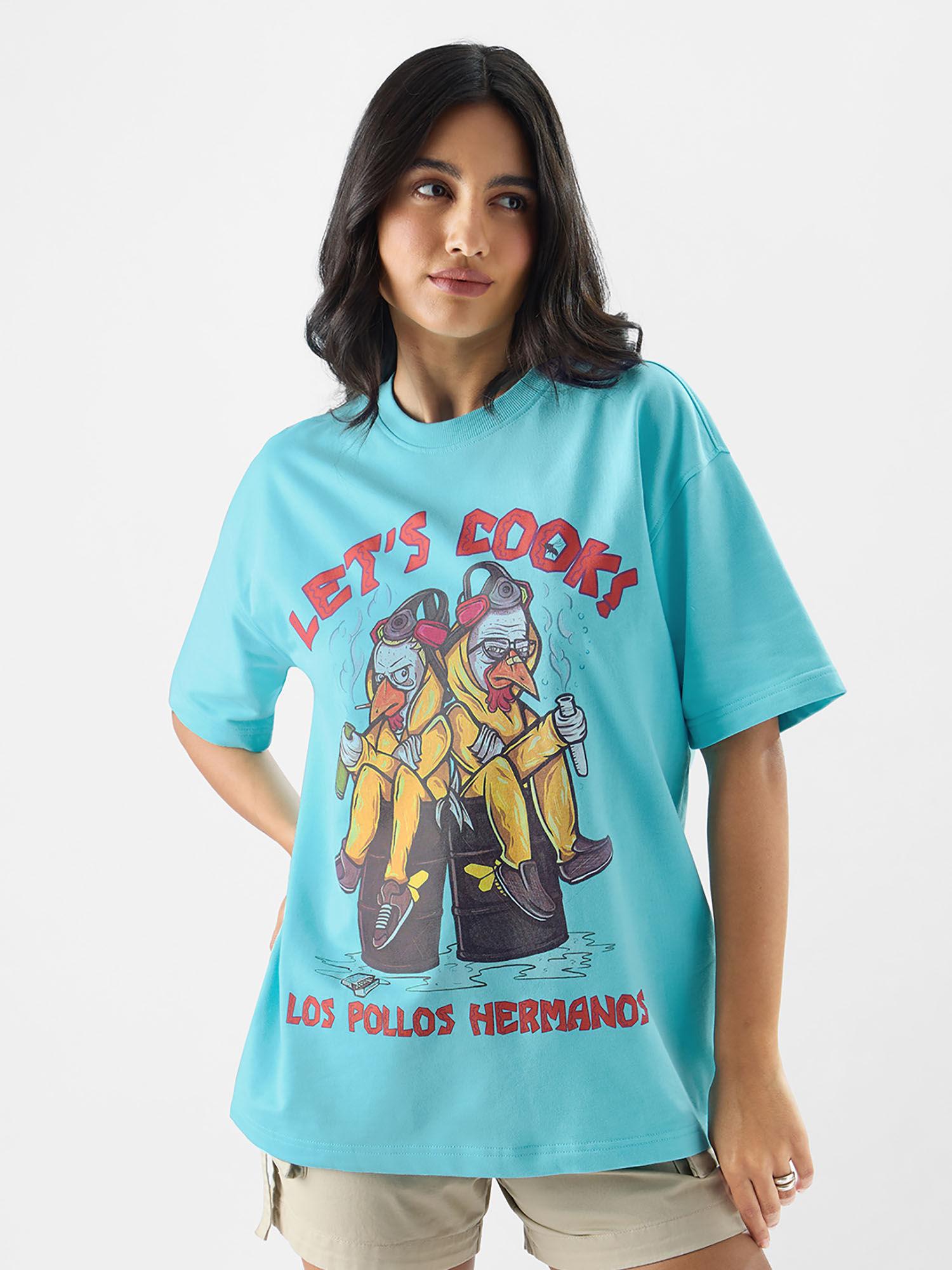 official breaking bad let's cook women boyfriend t-shirt