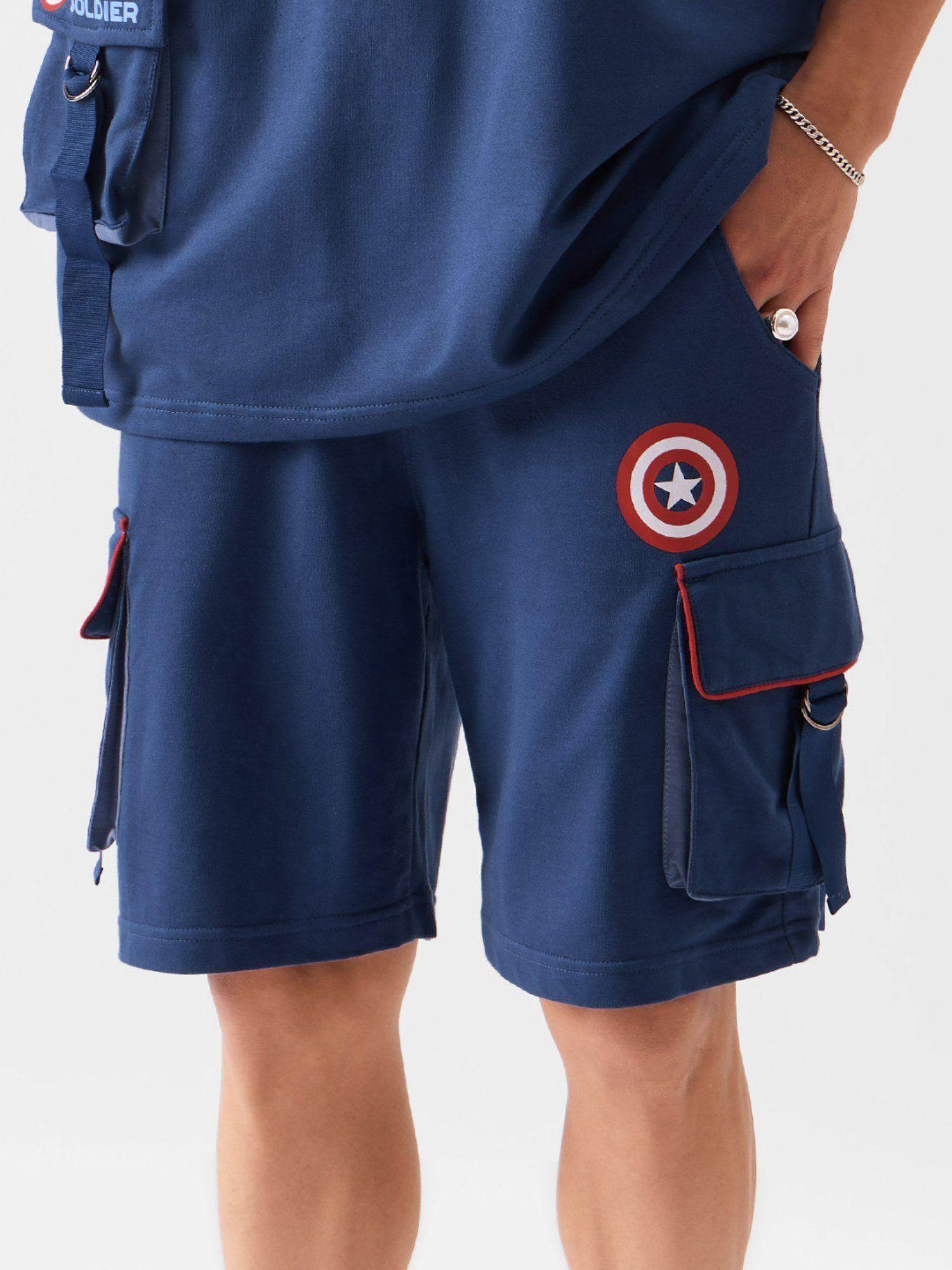 official captain america sentinel of liberty men utility shorts