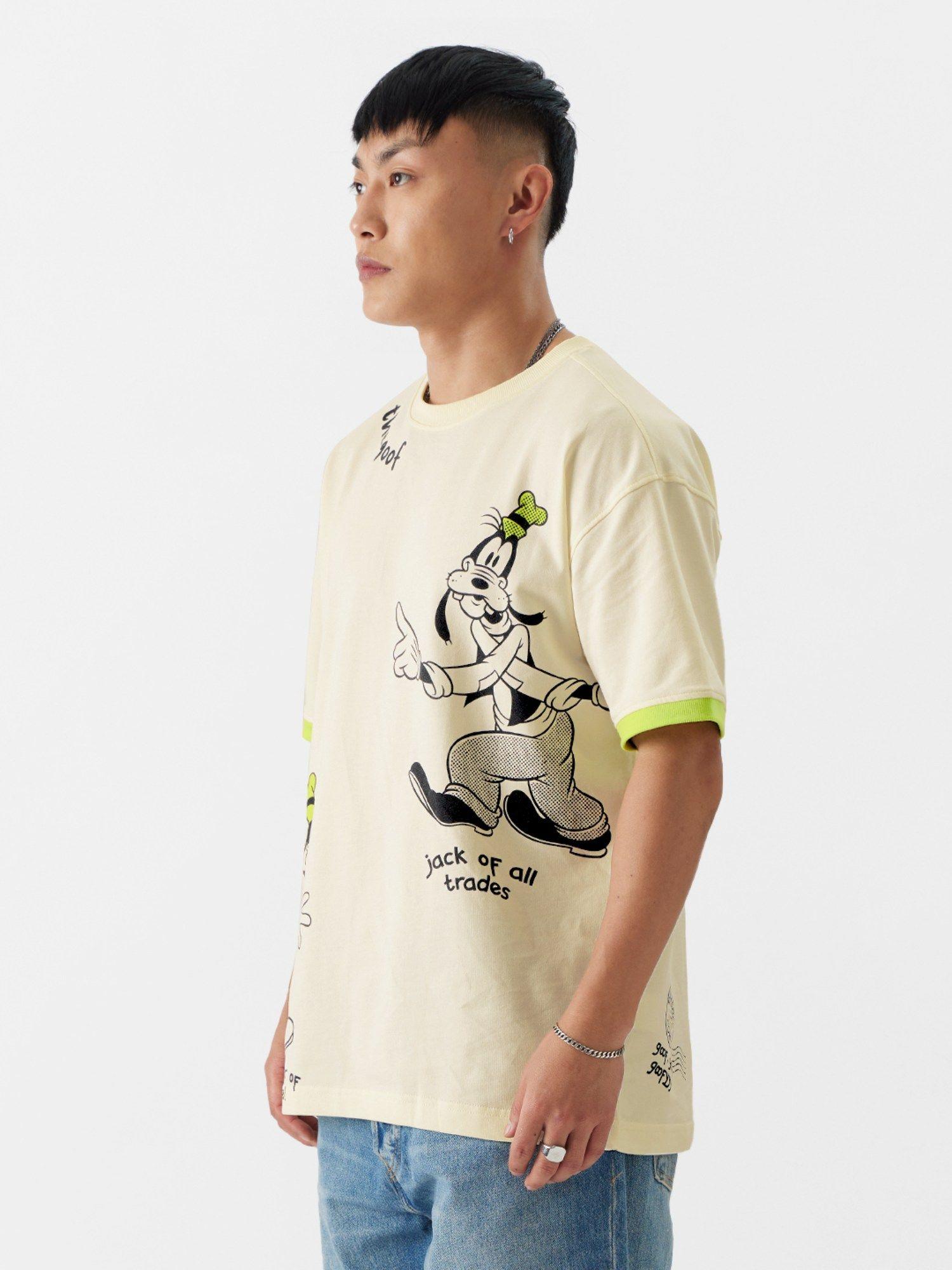 official disney- goofy the goof men oversized t-shirt