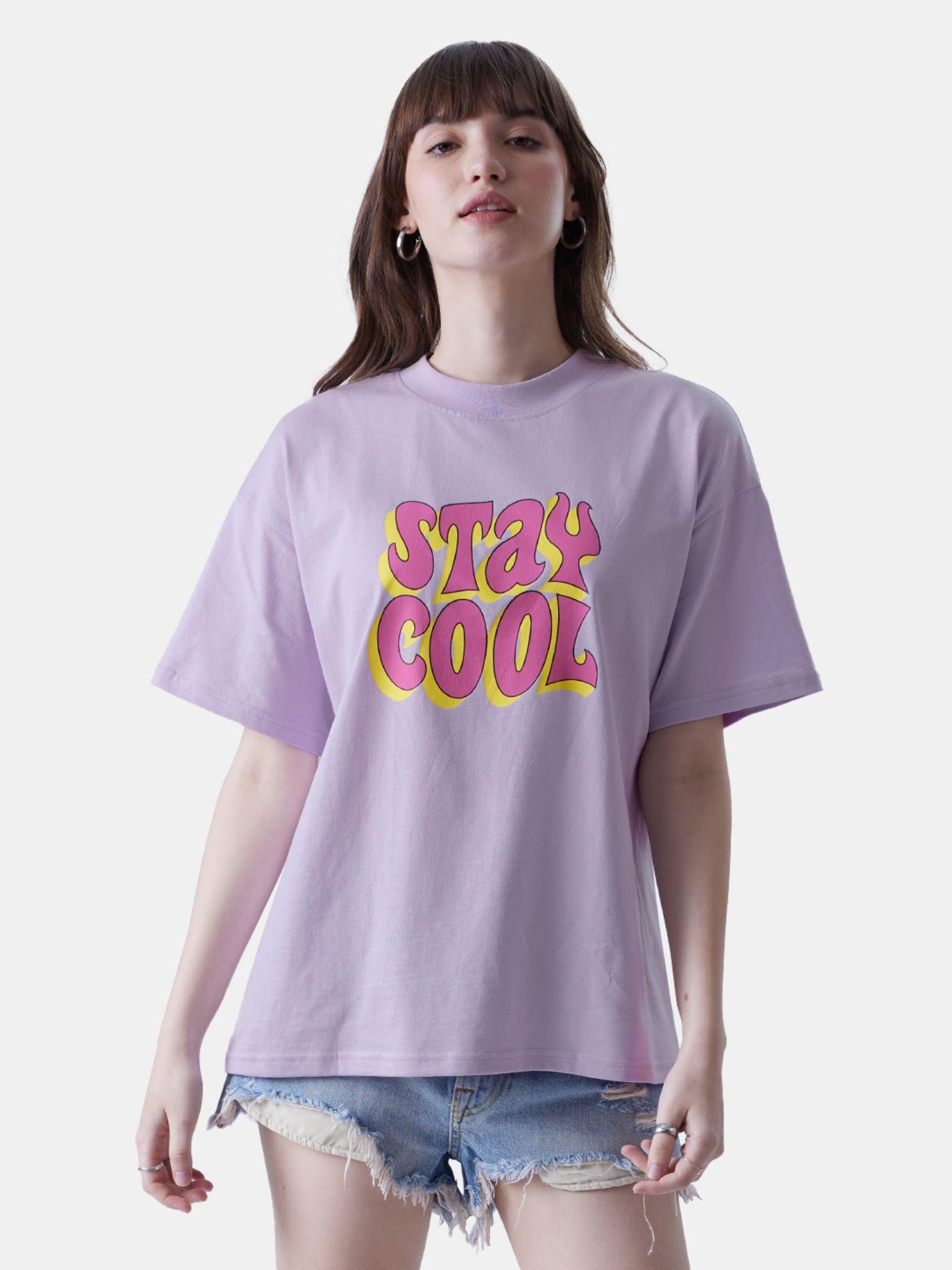 official looney tunes: stay cool women oversized t-shirt