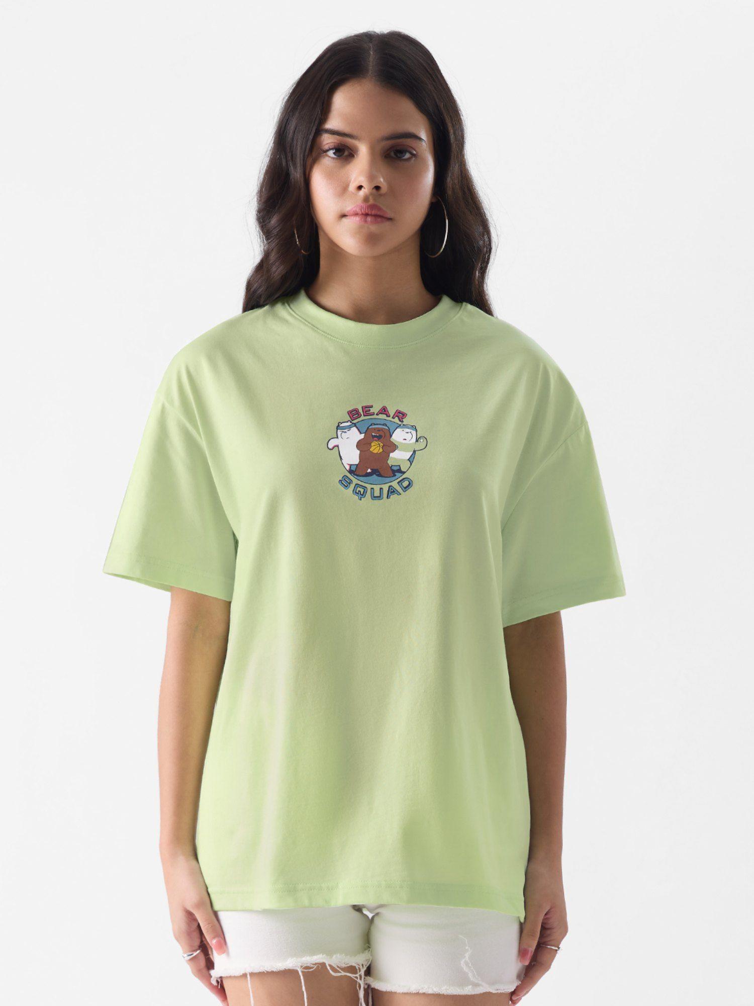 official we bare bears: squad oversized t-shirts for womens