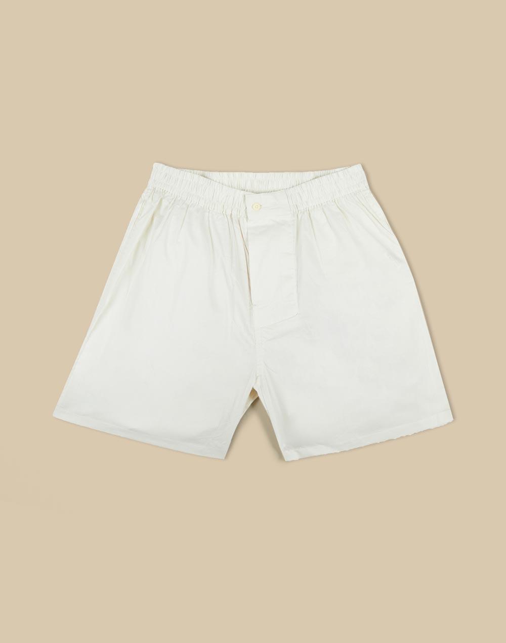 offwhite cotton boxer shorts
