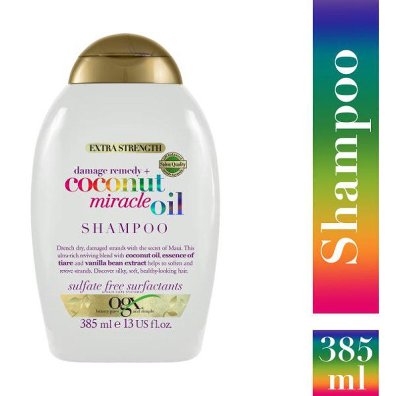 ogx extra strength damage remedy coconut miracle oil shampoo
