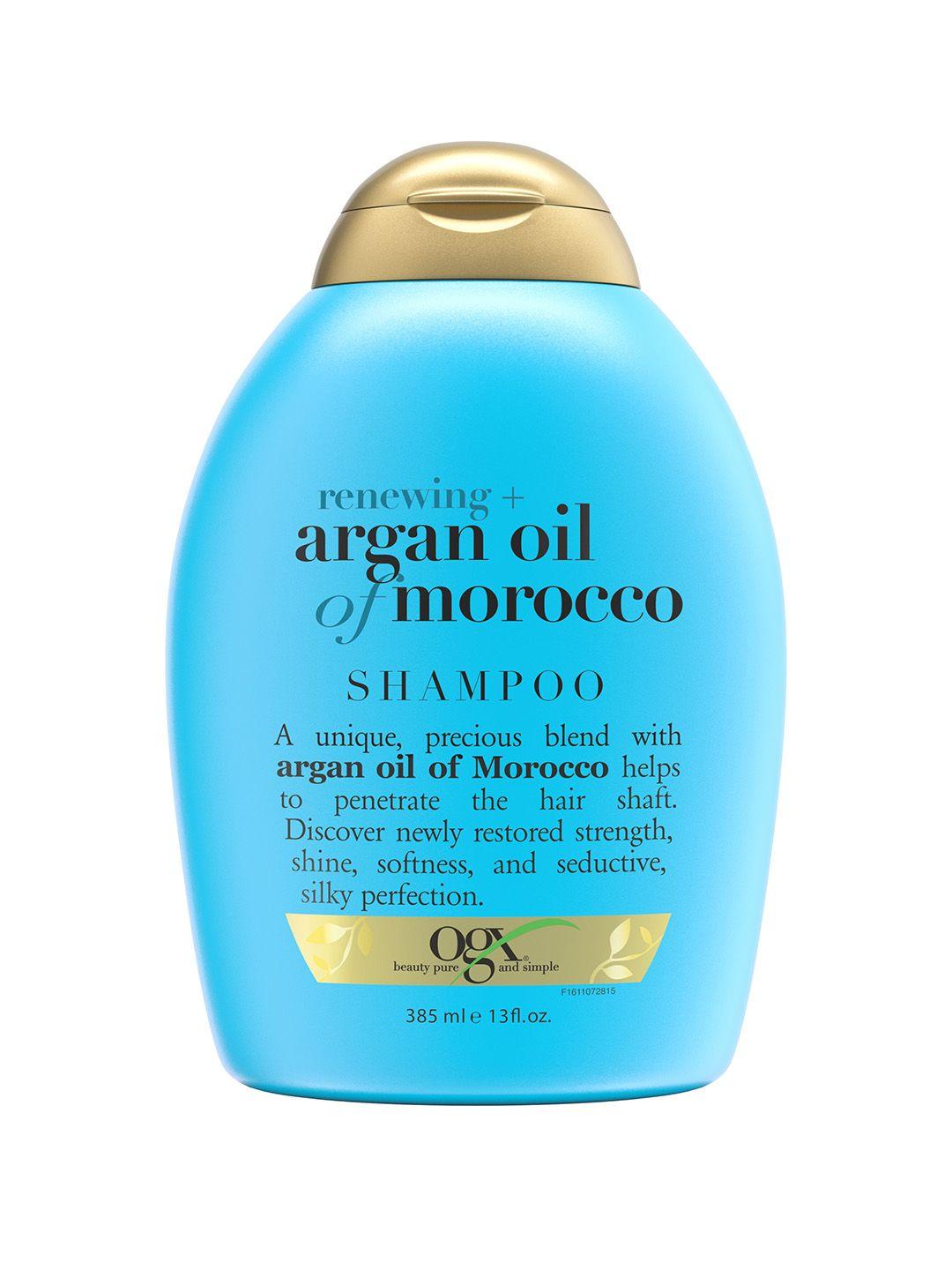 ogx renewing argan oil of morocco shampoo to restore hair strength - 385 ml