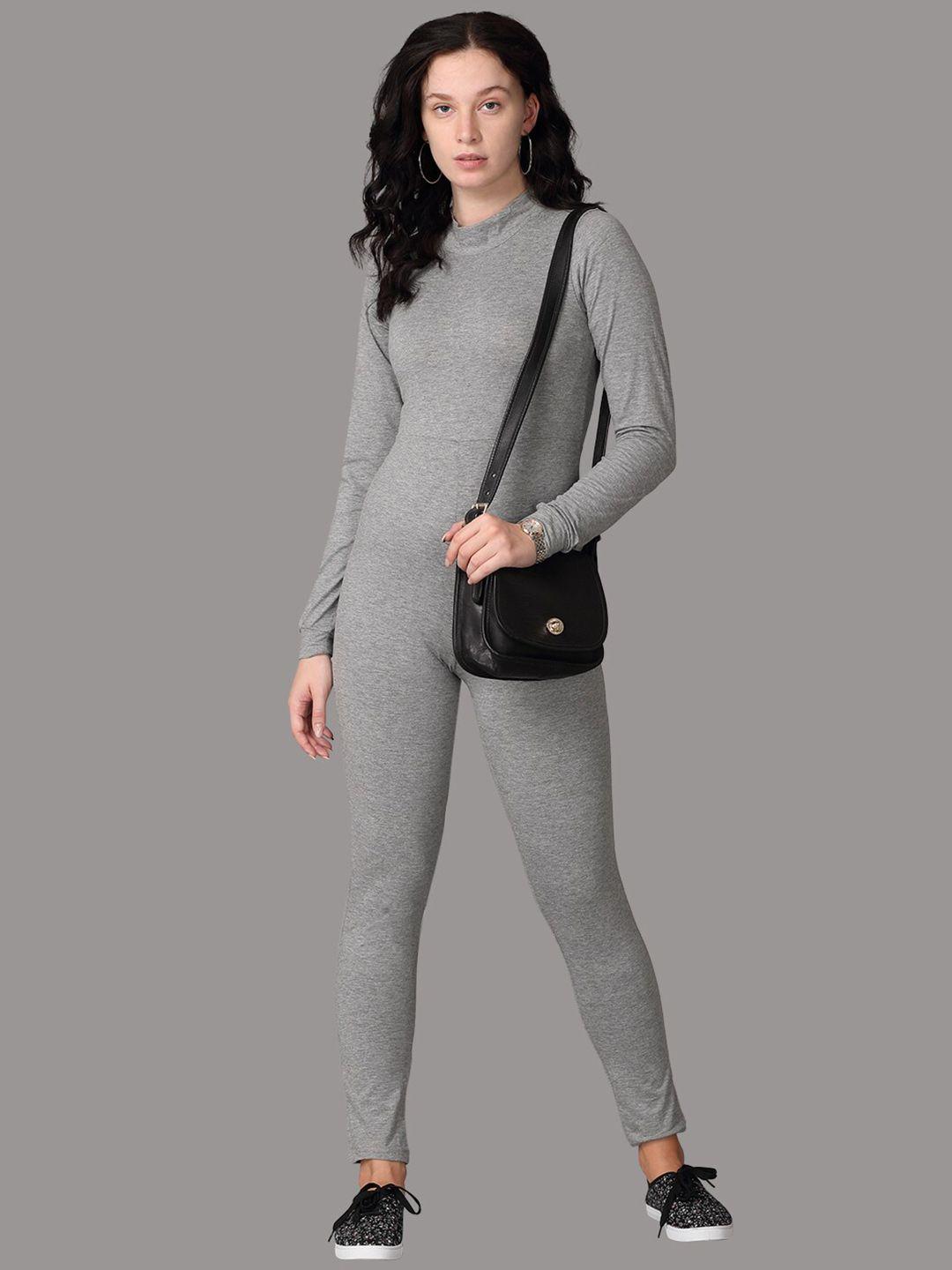 oh so fly grey basic jumpsuit