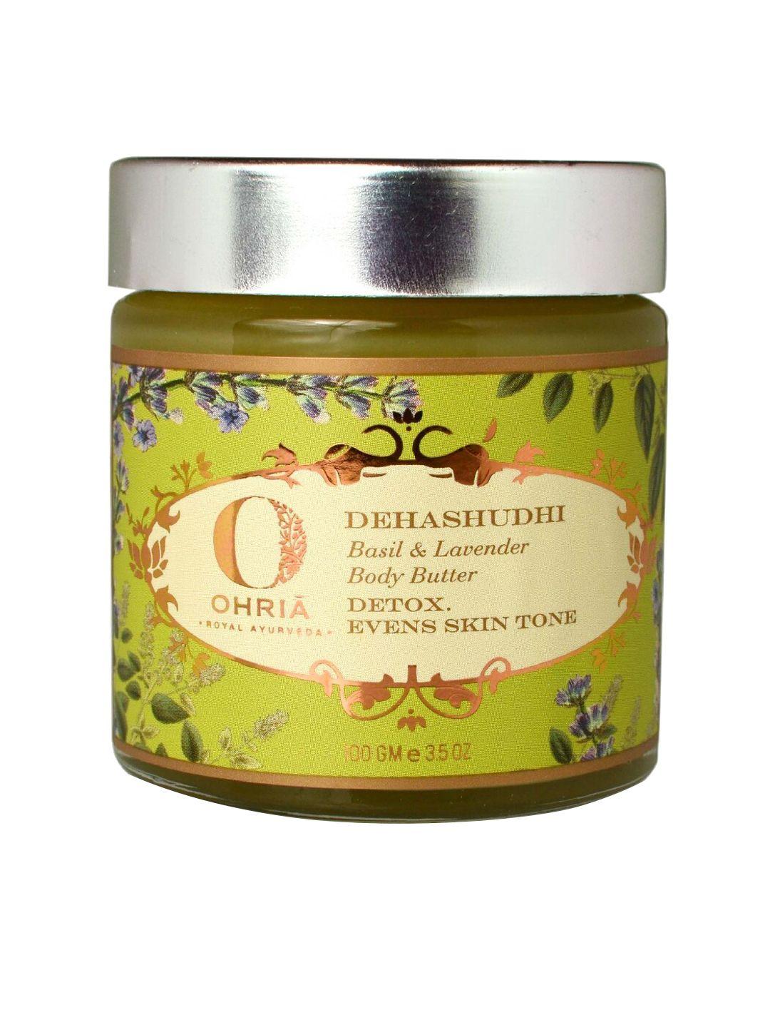 ohria ayurveda dehashudhi basil & lavender body butter 100 g