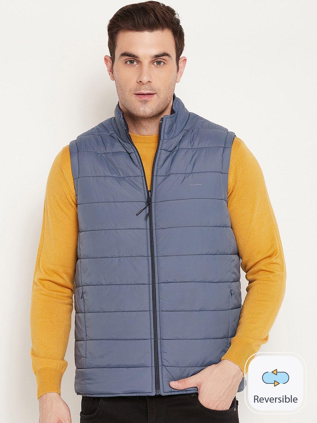 okane colourblocked reversible outdoor padded jacket