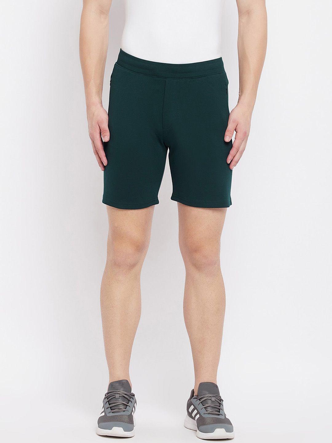 okane men green sports shorts